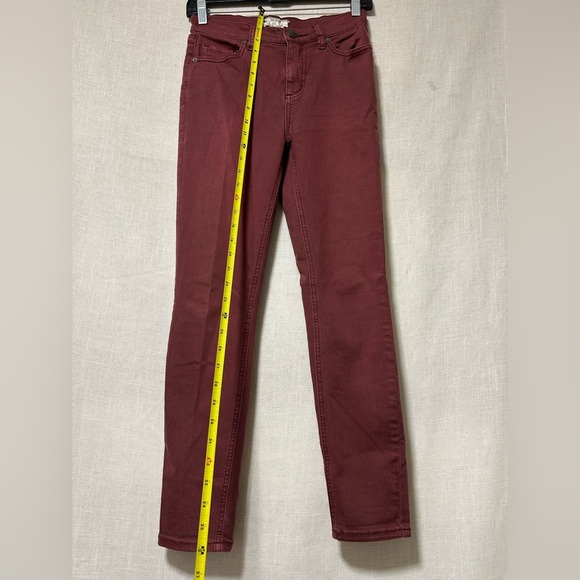 Free People Denim - Burgundy Skinny Jeans